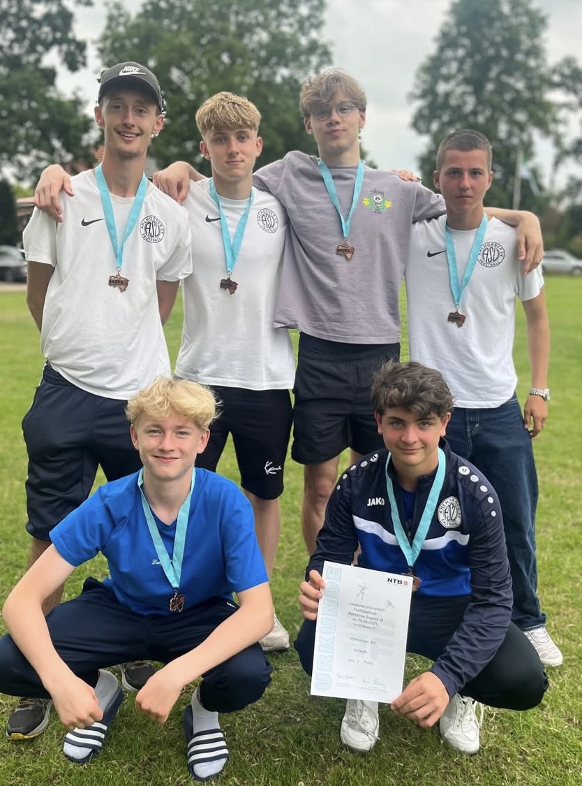 28.06.25: Bronzemedaille für die mU18 bei der Niedersachsenmeisterschaft in Oldendorf.
