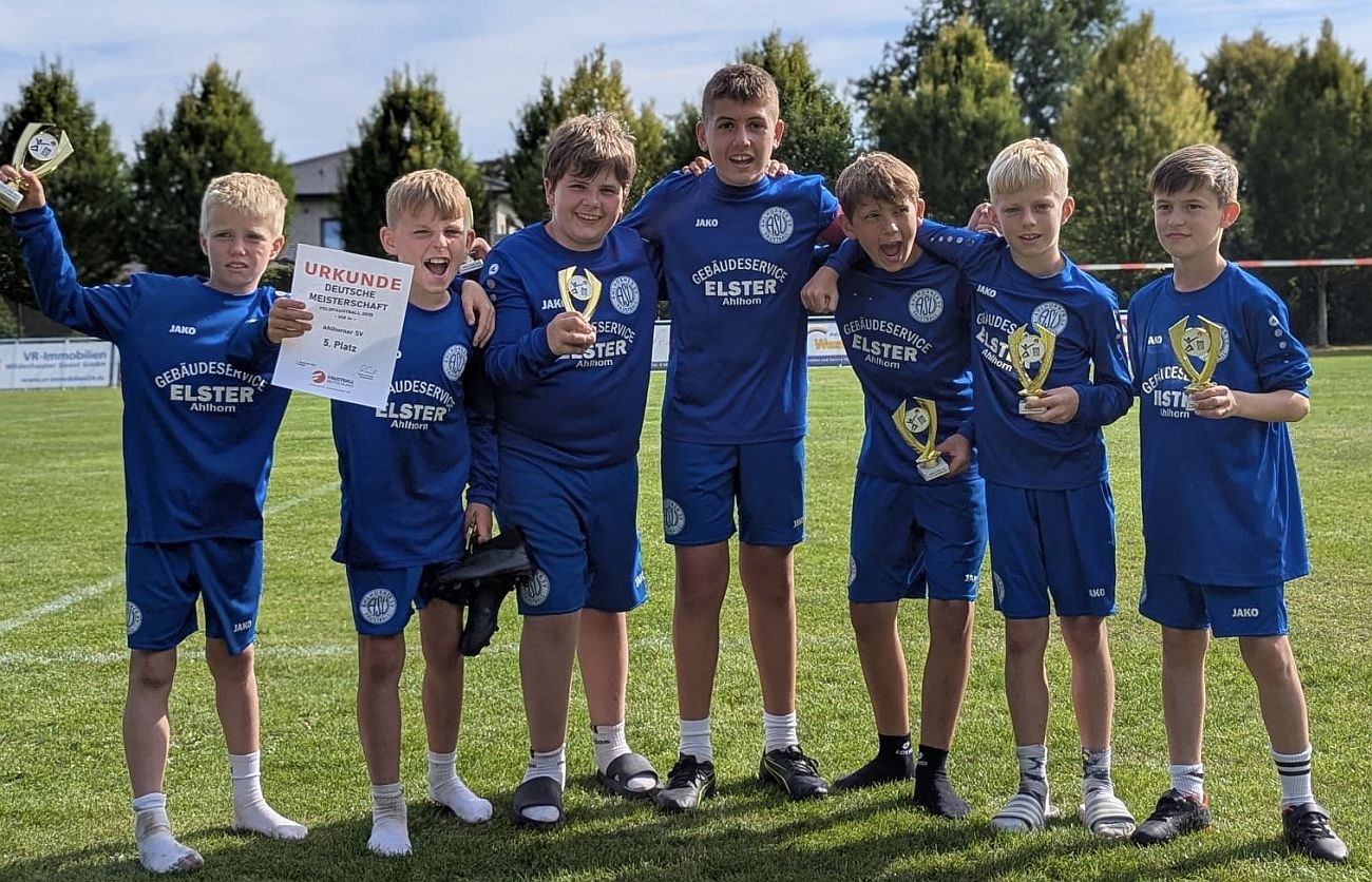 07.09.2025: Fünfter Platz bei der Deutschen Meisterschaft der mU12 in Brettorf - unsere Jungs.
