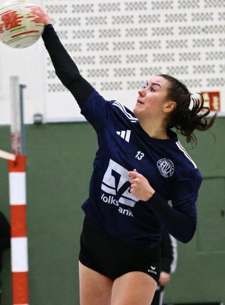 31.01.26: Melissa beim Angriff … Zwei Siege am letzten Spieltag. ( Foto: Kurt Peters)