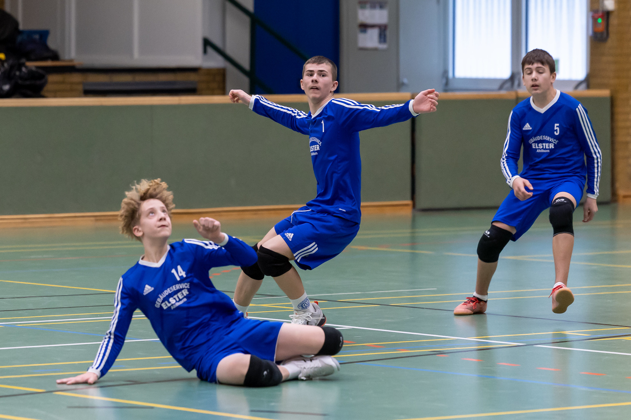 Wo ist der Ball? Norddeutscher Meister ! Foto: Uwe Spille