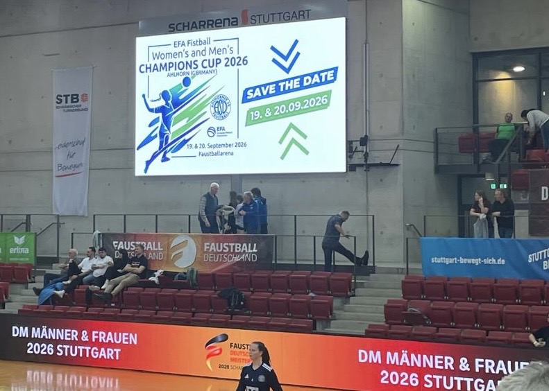 28.02.26: Werbung bei der DM für den Champions Cup …