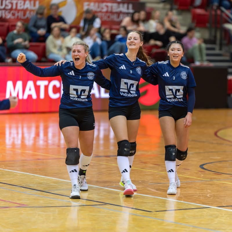 Freude nach dem Halbfinalsieg am Samstag… Foto: Uwe Spille