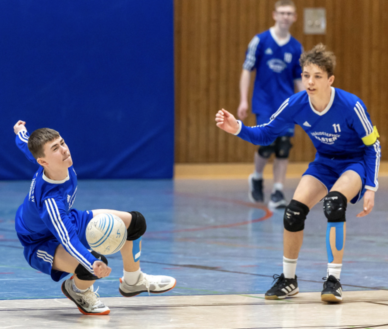 15.03.26: Andino bei der Abwehr - DM der mU14 in Stuttgart (Foto: Uwe Spille)