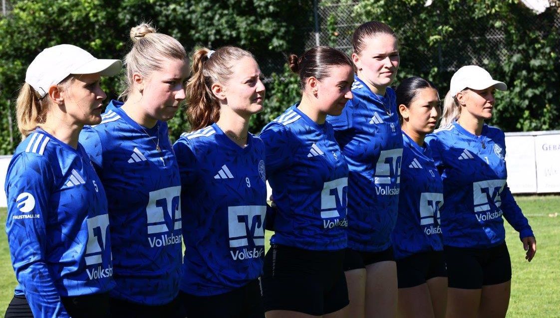 28.06.26: Unser Team beim Heimspieltag am heutigen Sonntag mit zwei Siegen gegen Ohligser TV und TSV Hagen (Foto: Kurt Peters)