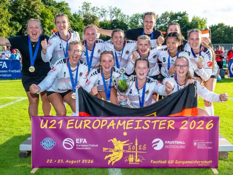23.08.26: Europameister der U21 Frauen in München, mit Minh, Lea, Anastasia und Lena !!!