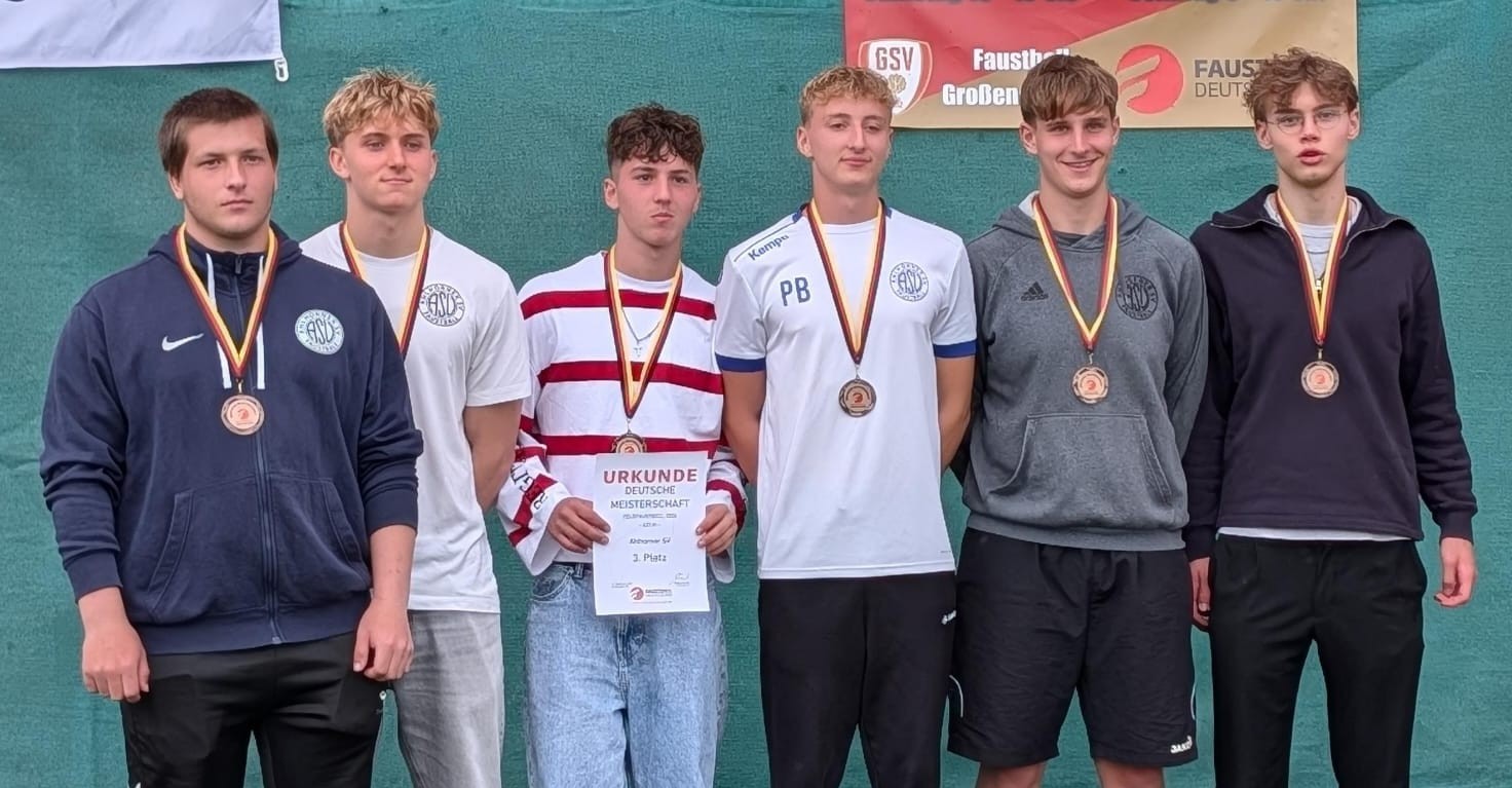 13.09.2026: Bronzemedaille für unsere mU21 bei der DM in Großenaspe.