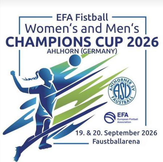 EFA 2026 Fistball<br />Women's and Men's Champions Cup Ahlhorn/Germany